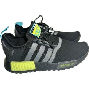 NMD_R1 Trail J 'Black‎ Solar Yellow' Adidas Men's US 6 1/2 FV4717